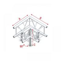 TRUSS GQ30-012 3-weg hoek 90° incl. connectoren
