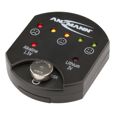 Ansmann Batterijtester Button cell Meetbereik (batterijtester) 1.5 V, 3 V Batterij 1900-0035