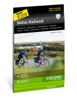 Wandelkaart - Fietskaart Terrängkartor Södra Halland - westkust Zweden