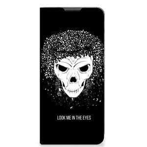 Mobiel BookCase Motorola Moto G51 5G Skull Hair