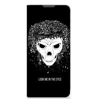 Mobiel BookCase Motorola Moto G51 5G Skull Hair - thumbnail