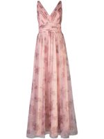 Marchesa Notte Bridesmaids robe à fleurs en tulle - Rose