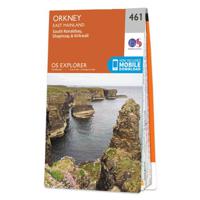 Wandelkaart - Topografische kaart 461 OS Explorer Map Orkney - East Ma