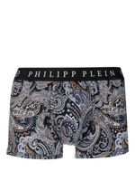 Philipp Plein boxer à motif cachemire - Noir