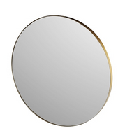 Plieger Golden Round ronde spiegel 80cm goud - thumbnail