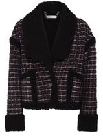 Philipp Plein veste en tweed à motif tartan - Noir - thumbnail