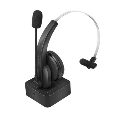LogiLink BT0059 hoofdtelefoon/headset Draadloos Hoofdband Kantoor/callcenter Bluetooth Oplaadhouder Zwart