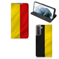 Samsung Galaxy S21 FE Standcase Belgische Vlag - thumbnail