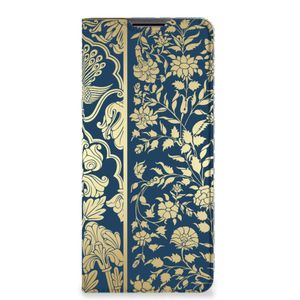 Motorola Edge 30 Pro Smart Cover Beige Flowers