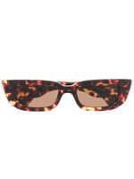 Ambush Eyewear lunettes de soleil Nova effet écaille de tortue - Marron