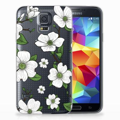 Samsung Galaxy S5 TPU Case Dogwood Flowers Samsung Galaxy S5 TPU Case Dogwood Flowers