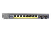 NETGEAR ProSAFE Smart Switch - GS110TP - 8 Power over Ethernet (PoE) poorten met 2 Gigabit Fiber SFP - thumbnail