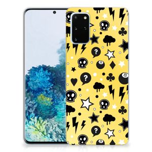 Silicone Back Case Samsung Galaxy S20 Plus Punk Geel