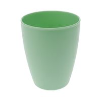 1x drinkbekers kunststof 340 ml groen   -