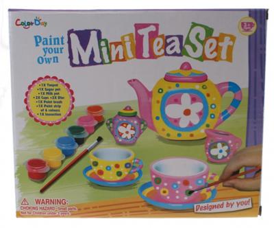 Jonotoys schilderset theeservies 9 delig Jonotoys schilderset theeservies 9 delig