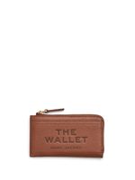 Marc Jacobs portefeuille zippé The Leather - Marron - thumbnail