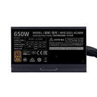 Cooler Master MWE 650 Bronze 230V V2 power supply unit 650 W 24-pin ATX ATX Zwart - thumbnail