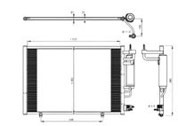 Condensor, airconditioning 350205