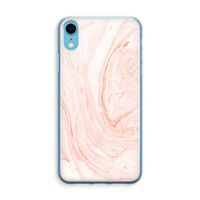 Peach bath: iPhone XR Transparant Hoesje - thumbnail