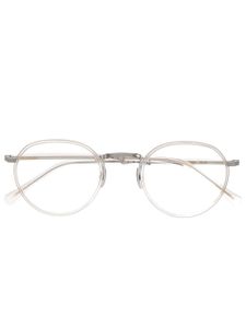 Garrett Leight lunettes de vue à monture ronde - Blanc