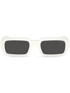 Prada Eyewear lunettes de soleil à monture rectangulaire - Blanc