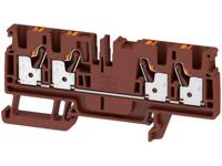 Doorgangsklem Weidmüller A4C 4 BR 2534390000 Bruin 50 stuk(s)