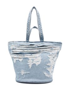 Diesel sac cabas à effet usé - Bleu