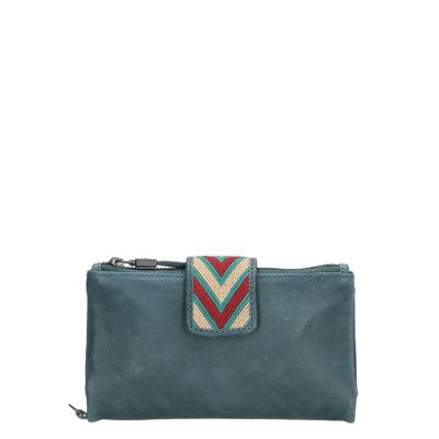 Micmacbags Friendship Portemonnee jeansblauw Dames portemonnee Micmacbags Friendship Portemonnee jeansblauw Dames portemonnee