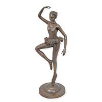 BRONZEN BEELD VAN EEN BALLERINA - thumbnail