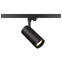 SLV 3-fasensysteemspot NUMINOS® PHASE L/led 3-fasen spot, spot, plafondspot, plafondarmatuur, railsysteem, binnenverlichting / 3000K 28 W 2340 lm zwart dimbaar 36 graden