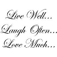 Live Well - Muursticker - thumbnail