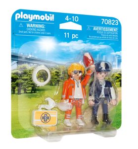 PlaymobilÂ® 70823 duopack spoedarts en politieagente