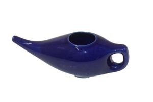 Green Tree Keramische netti pot blauw (1 st)