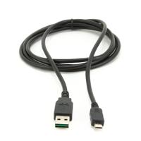 Gembird CC-MUSB2D-1M USB-kabel USB 2.0 USB A Micro-USB A Zwart