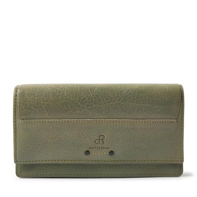 dR Amsterdam Dames Portemonnee 93190 Groen
