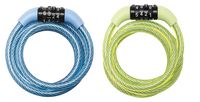 Masterlock Self coiling cable 1.20m x Ø 8mm with fixed combination 3 digitsvinyl - 8143EURDPROCOL - thumbnail