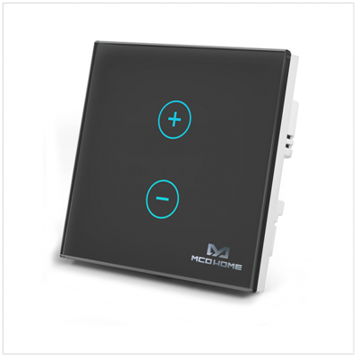 Touch Panel Dimmer - Zwart - Z-Wave Plus