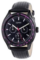 Horlogeband Esprit ES103012006 Leder Zwart 21mm - thumbnail