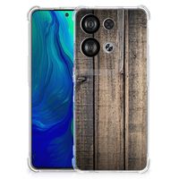 OPPO Reno8 Stevig Telefoonhoesje Steigerhout - thumbnail