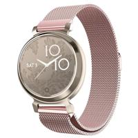 By Qubix - Milanese bandje - Rosé goud - Compatible met Garmin Lily 2 - Compatible Garmin bandje