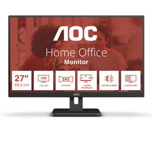 AOC Essential-line 27E3UM LED-monitor Energielabel E (A - G) 68.6 cm (27 inch) 1920 x 1080 Pixel 16:9 4 ms HDMI, DisplayPort, Hoofdtelefoonaansluiting, USB,