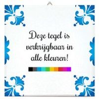 Colourful tegeltje