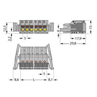 WAGO 2231-103/037-000 Female behuizing (kabel) 2231 Totaal aantal polen: 3 Rastermaat: 5 mm Inhoud: 50 stuk(s) - thumbnail