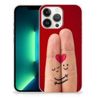 iPhone 13 Pro Max Silicone Back Cover Liefde - Origineel Romantisch Cadeau - thumbnail