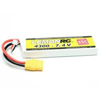 LemonRC LiPo accupack 7.4 V 4300 mAh Aantal cellen: 2 35 C Softcase XT90 - thumbnail