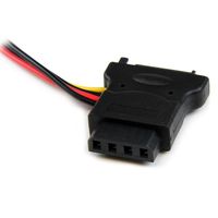 StarTech.com SATA naar LP4 Verloopkabel Voeding met 2 extra LP4 - thumbnail