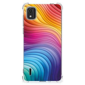 Shockproof Case voor Nokia C2 2nd Edition Regenboog