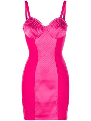 Jean Paul Gaultier Mini-jurk met print - Roze