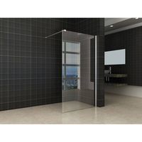 Inloopdouche Met Muurprofiel 100X200 cm En 10 mm Nano Anti Kalk Glas Aqua Splash