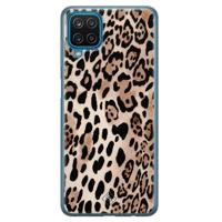 Samsung Galaxy A12 siliconen hoesje - Golden wildcat